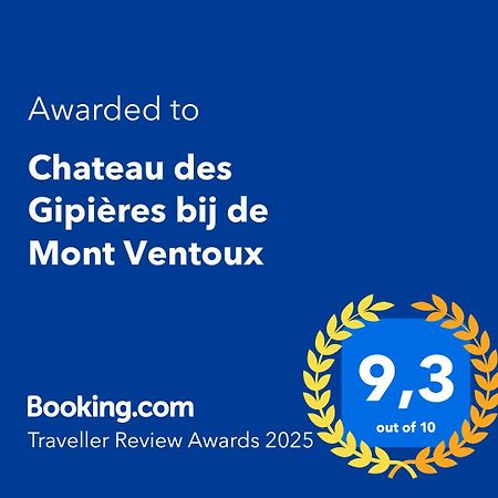 Chateau Des Gipieres Bij De Mont Ventoux 몽트브륀-레-뱅 외부 사진